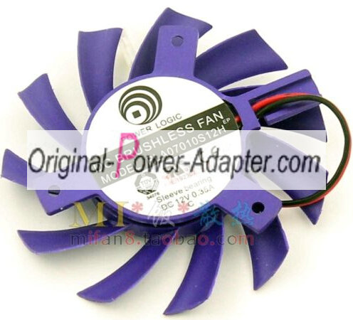 SPARKLE GT220 GT240 PLA07010S12H DC12V 0.35A graphics card fan